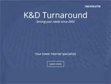 Tablet Screenshot of kanddturnaround.com